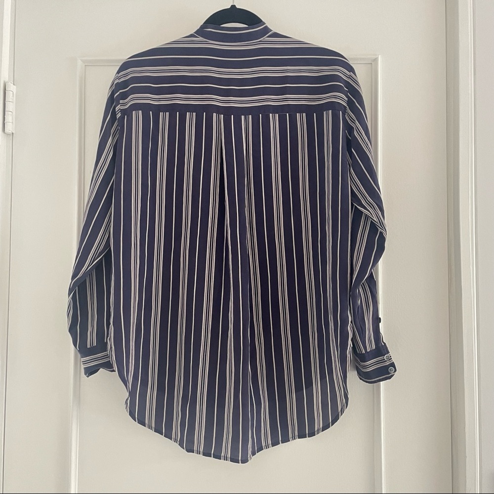 MADEWELL mulberry silk striped tunic - Picture 8 of 8